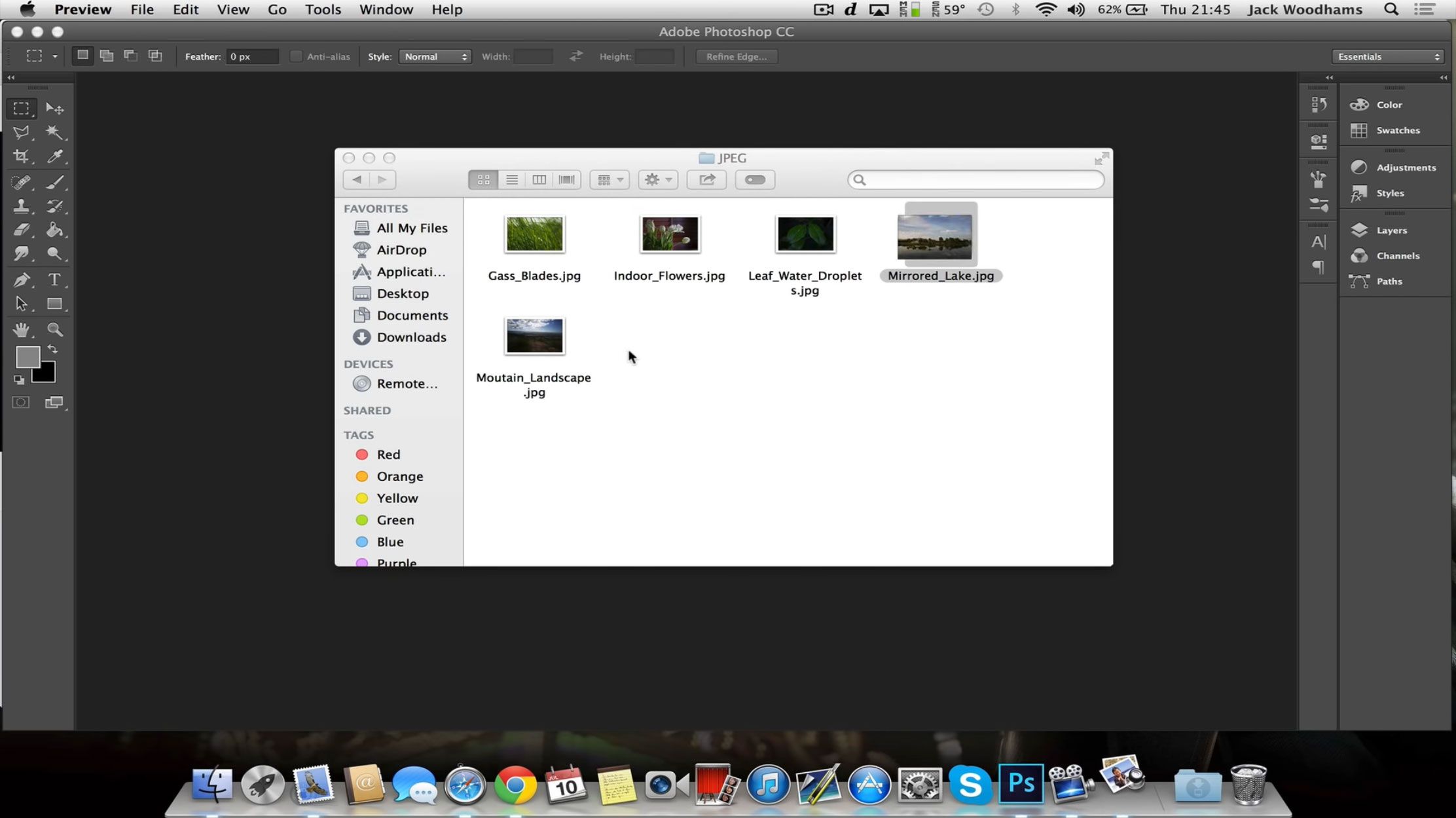 Sådan konverteres DNG-filer til JPEG på en Mac..