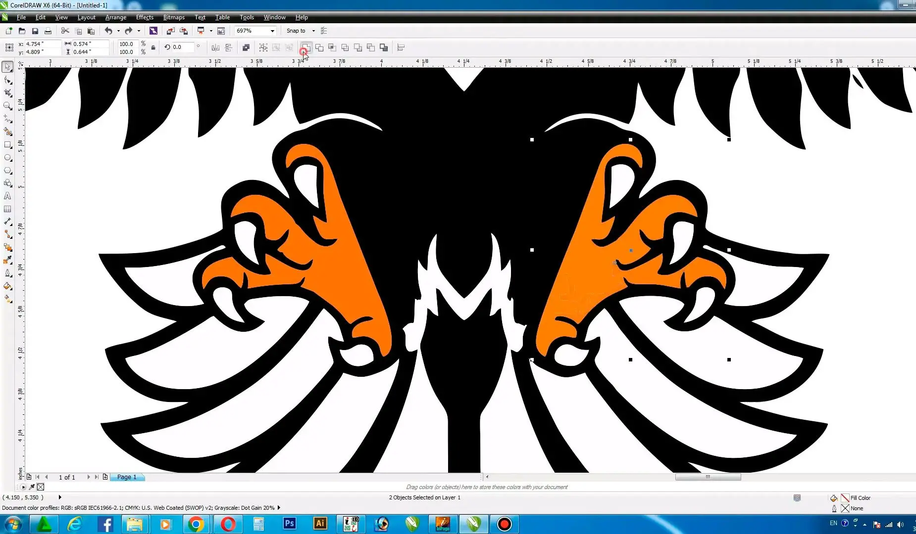CorelDRAW eksport..