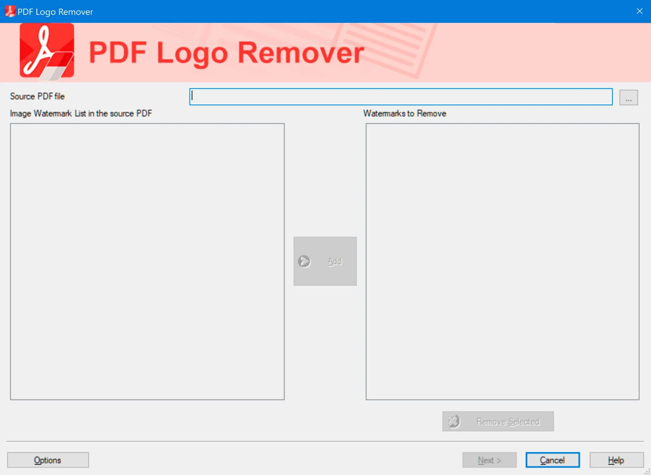 PDF sider Remover..