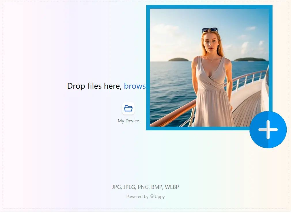Upload et referencebillede.