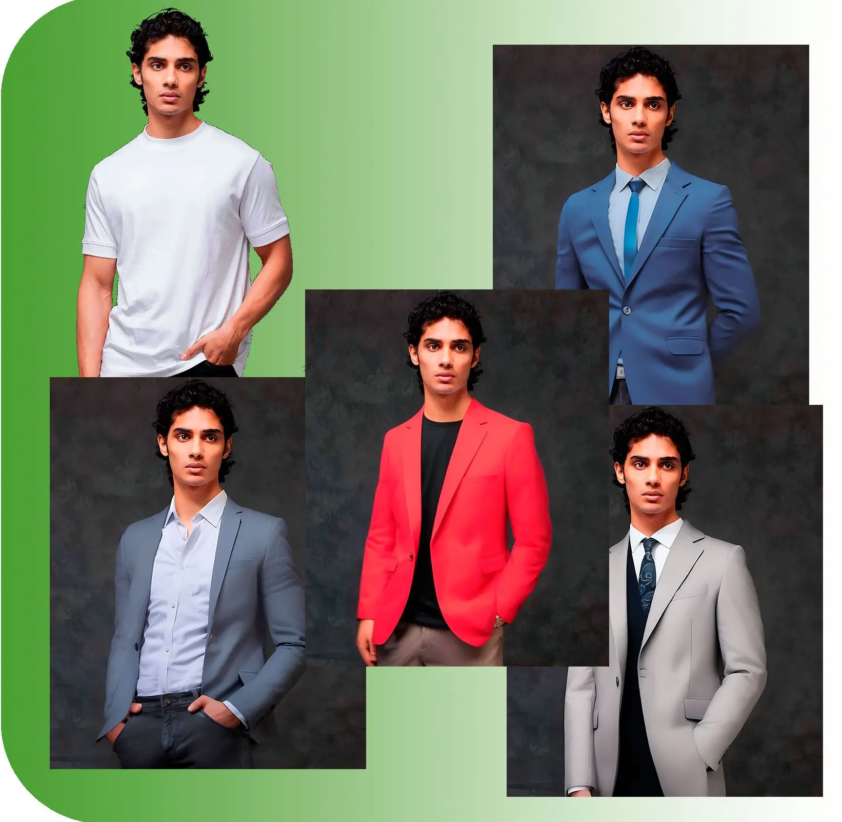 Skift tøj på billeder.