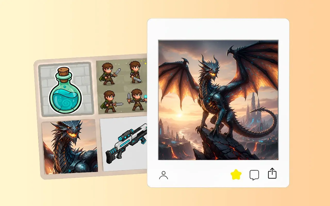 Skab alt, hvad du kan forestille dig: Spilaktiver & Sprites.