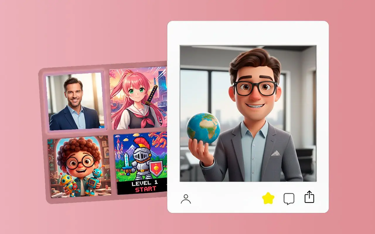 Skab alt, hvad du kan forestille dig: Skab personlige avatarer.