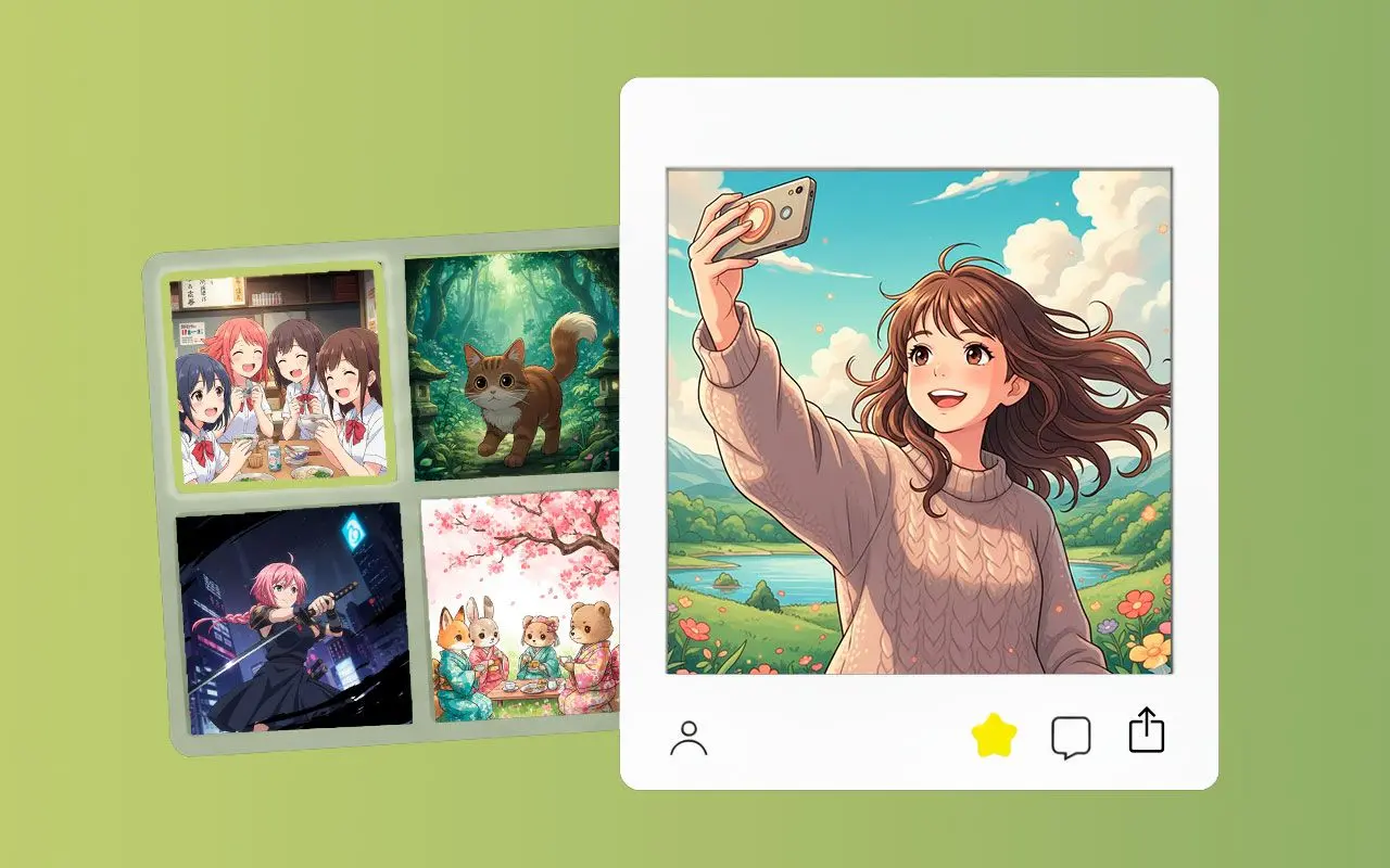 Skab alt, hvad du kan forestille dig: Skab Anime-fotos.