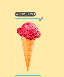 ændre størrelse på animerede gif