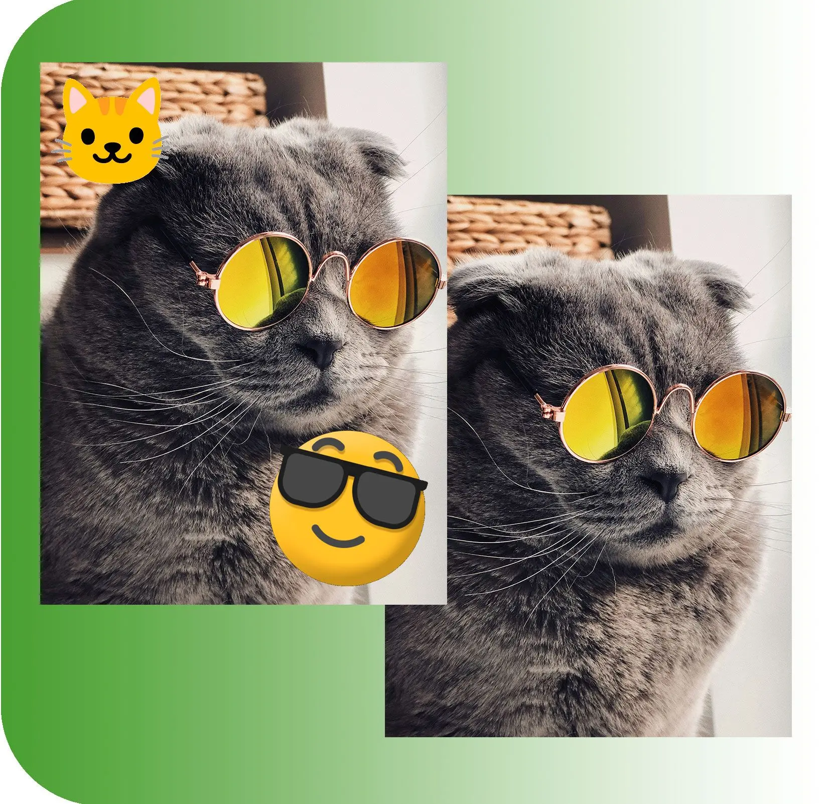 Fjern emojis og gendan originale detaljer.
