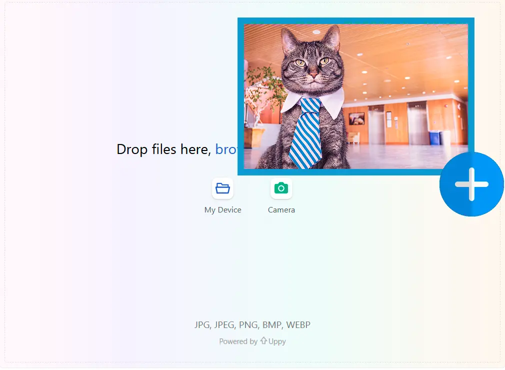 Upload et startbillede.