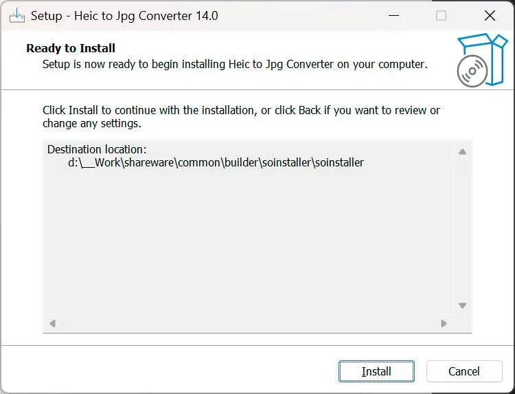 Download Installer HEIF-konverteringssoftwaren</span>.