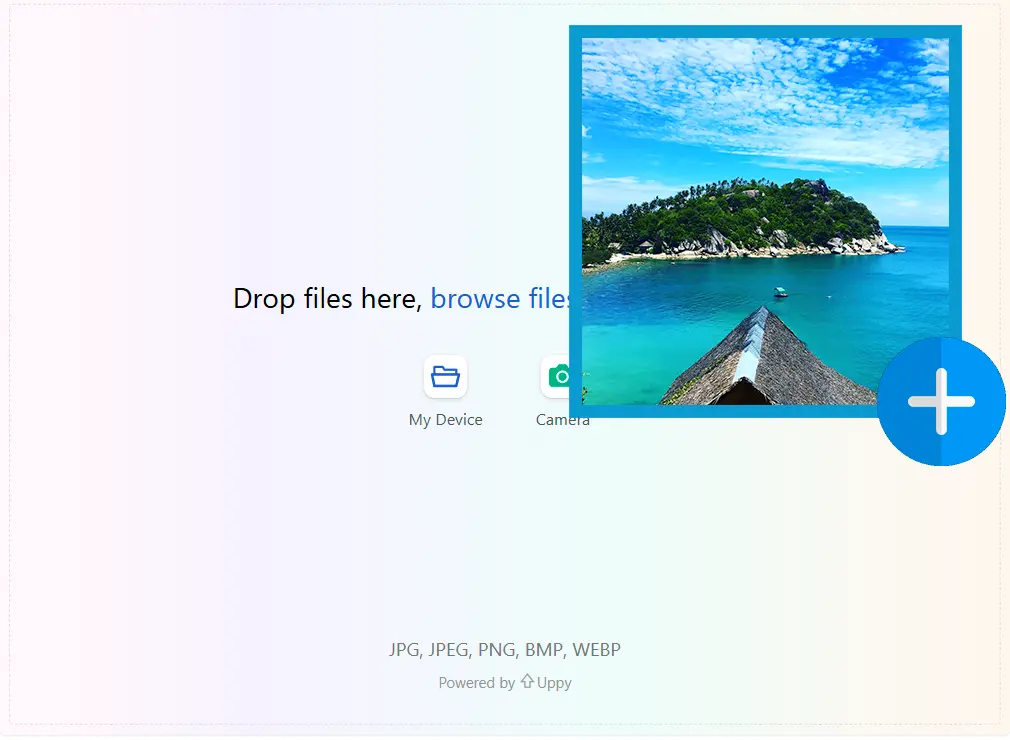Upload Dit Lav-Opløsnings Foto.