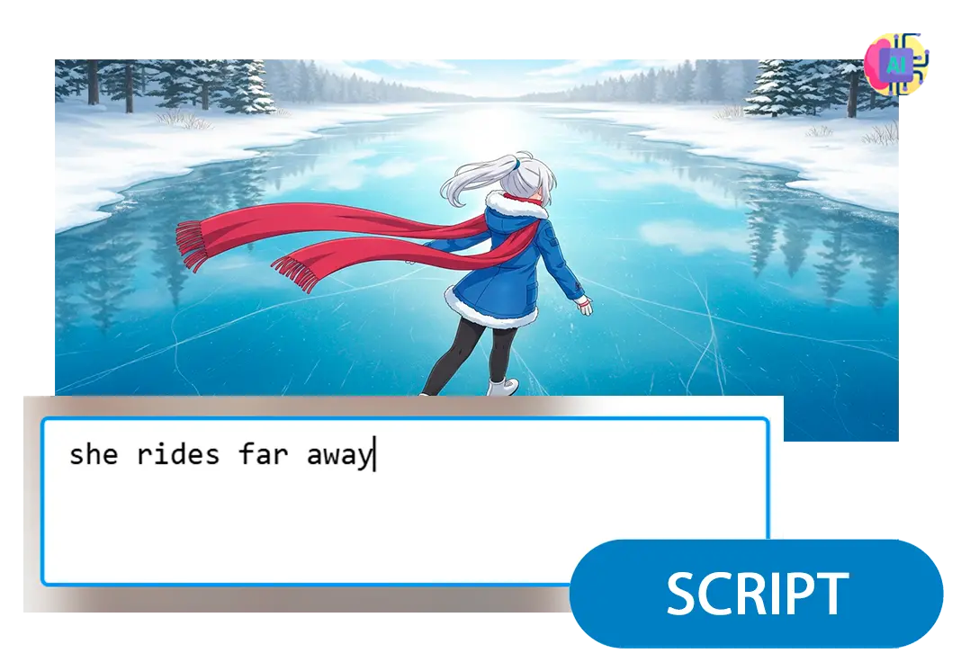 Indtast et Animationsscript.