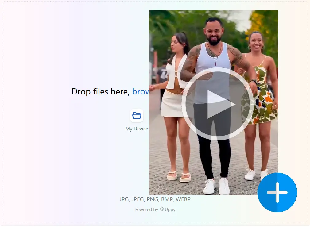 Upload en Bevægelsesvideo.