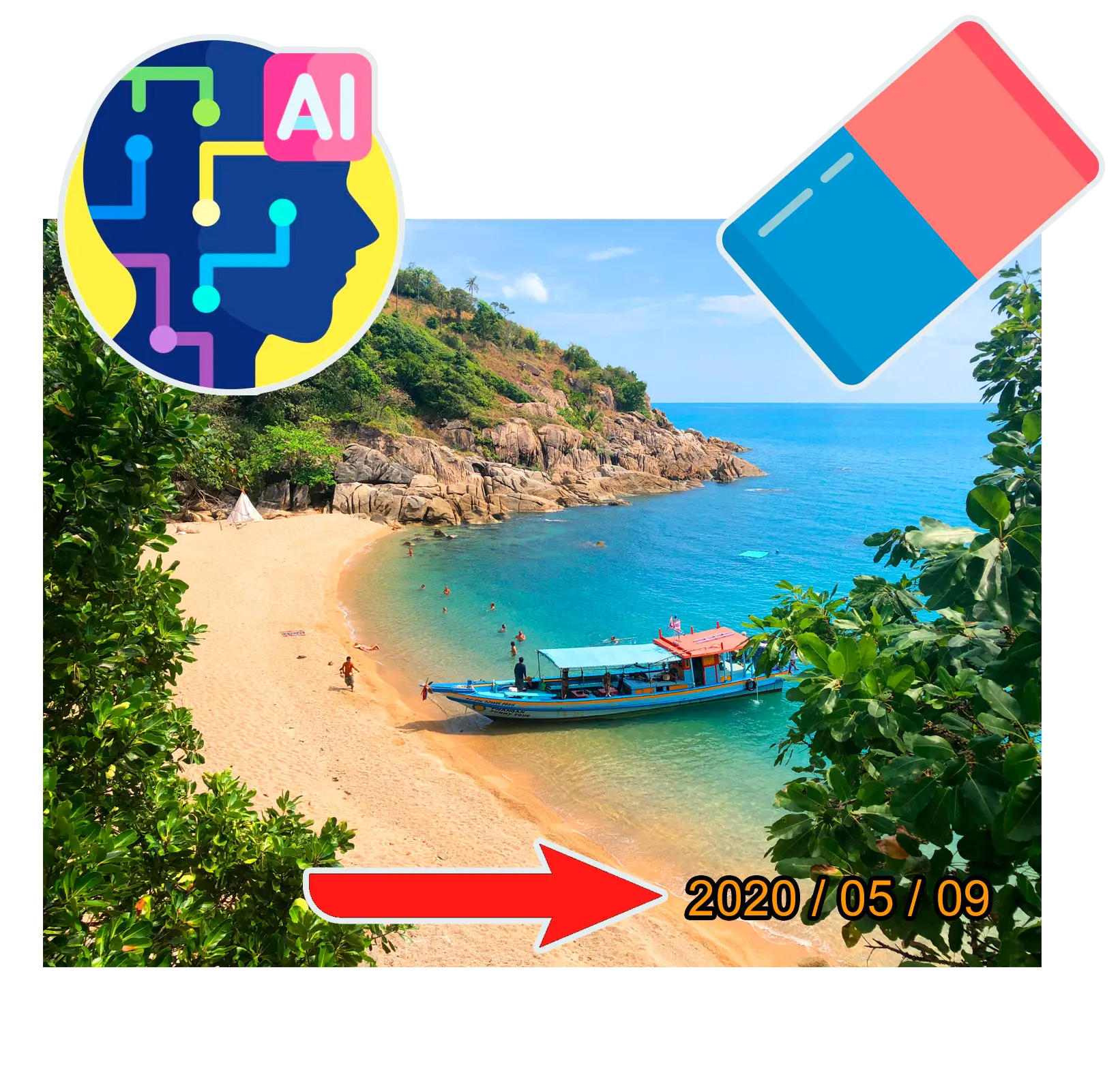 Kraftfuld AI-vandmærkedetektion.