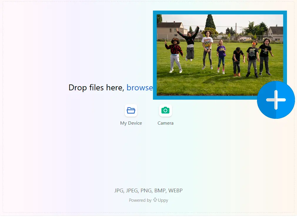 Upload et Referencebillede.