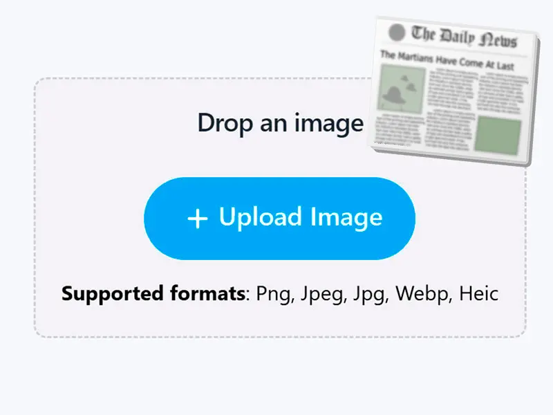Upload billede.