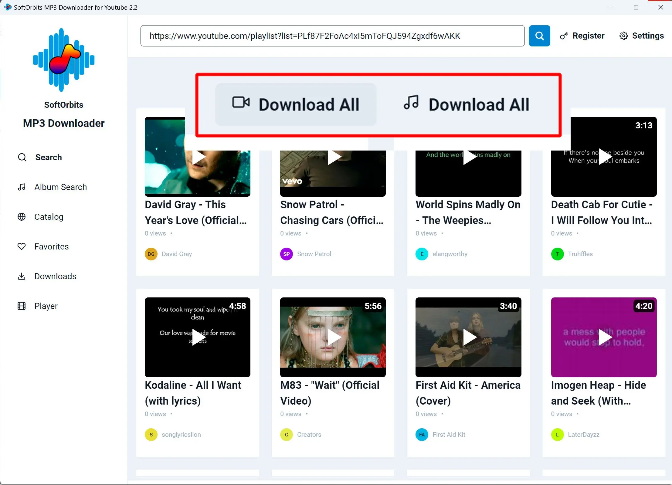 Start Download.