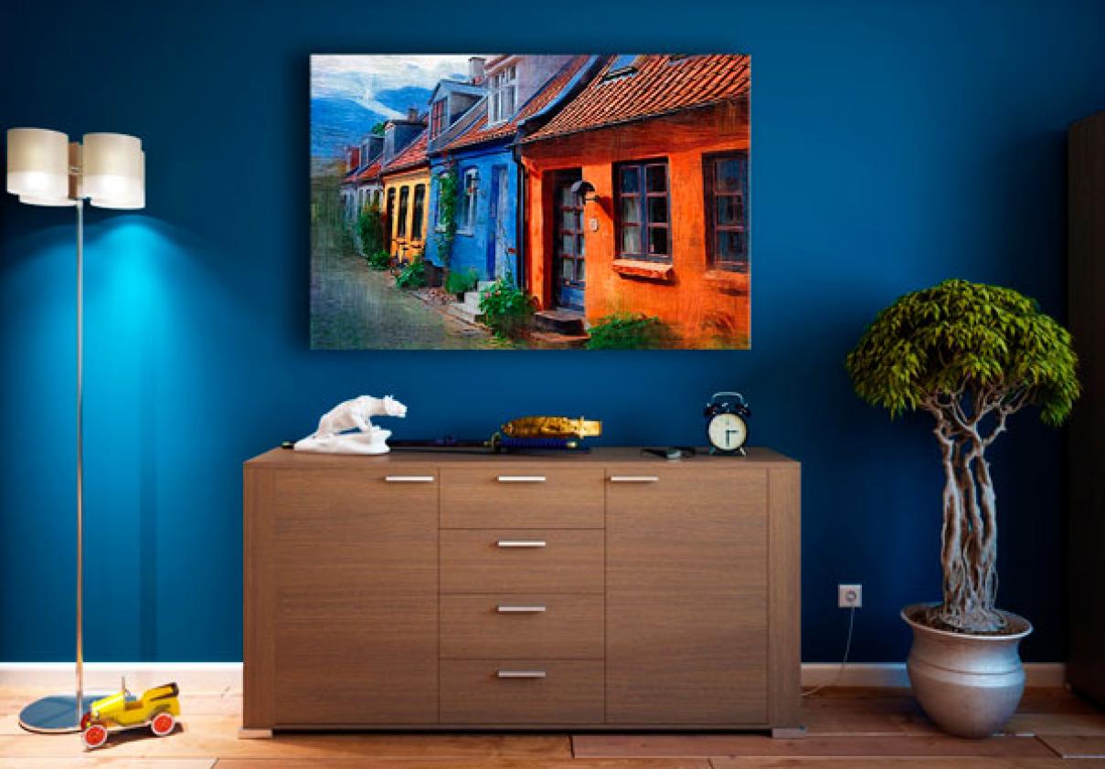 skabe maleri fra foto til dit hjem.