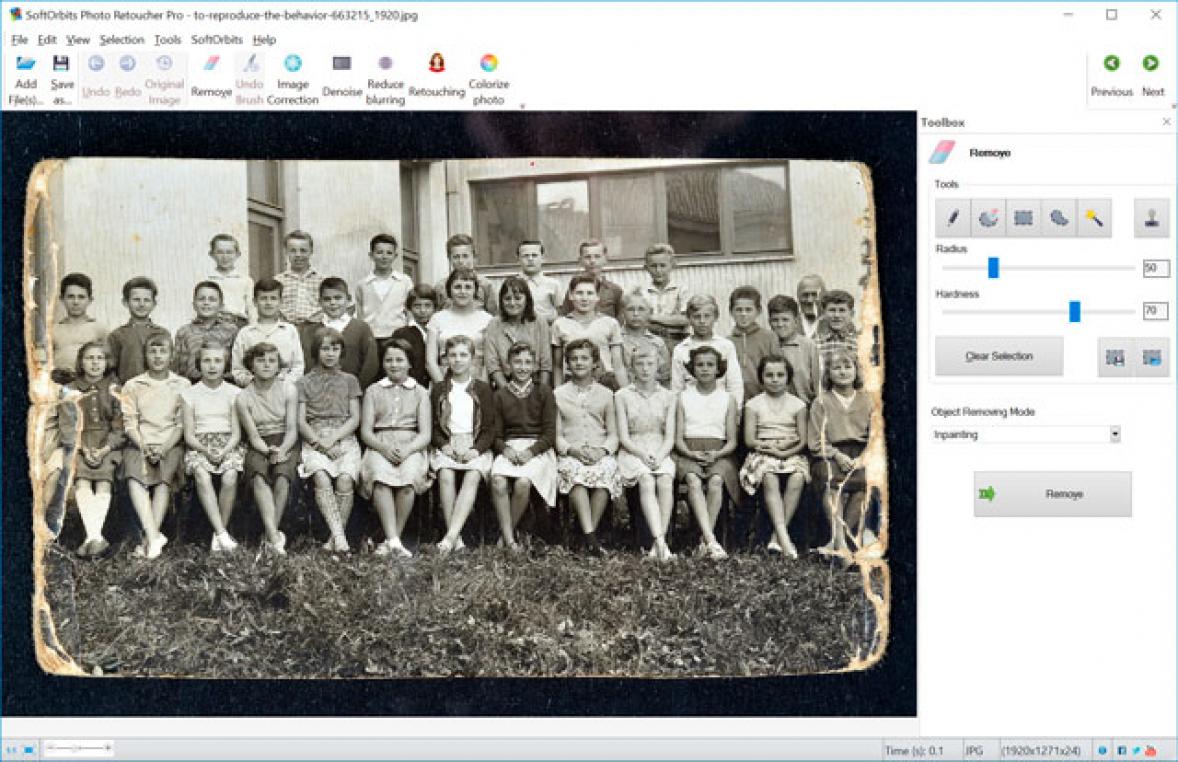 software til restaurering af gamle fotos.